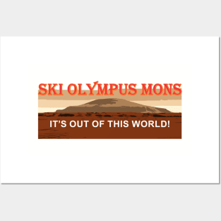 Ski Olympus Mons Posters and Art